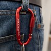 Valenti Logo Carabiner Key Chain Red [ATS-CAR-R]
