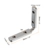 sourcing map L-Shape Interior Joint Bracket, 30Pcs Inside Corner Connectors