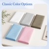 cloth polyester shower curtain liner bathroom fabric white 72x72in