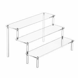 Acrylic Hinadan Collection Figure, 2 Tiers, 3 Tiers, Case, Display Stand, Stage, Display, Shelf, Display Stand, Showcase (Width 11.8 inches (30 cm), 2 Tiers