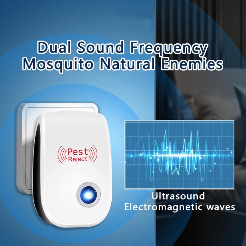 6 Pack Ultrasonic Pest Reject Indoor Mouse Repellent Pest Repellent