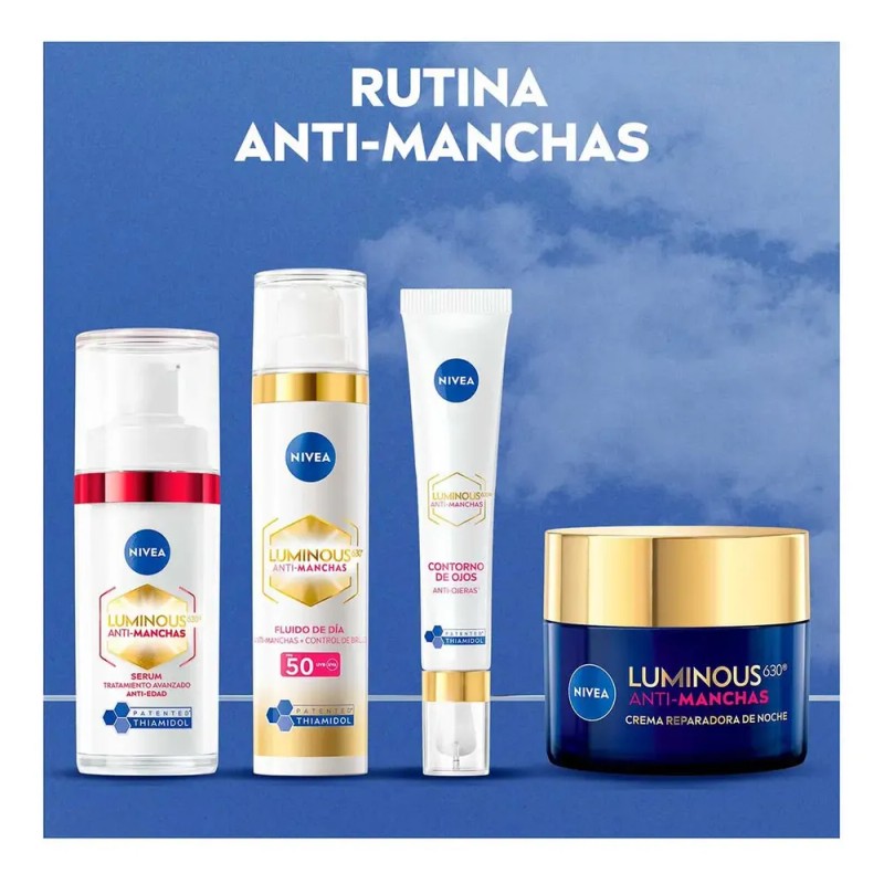 Nivea Luminous630 Sérum Facial Anti-Manchas y Anti-Edad con Ácido Hialurónico
