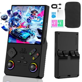 2026 V40MAX Upgraded Retro Handheld Game Console, Built in 40,000+Classic Games, 40+Simulators, Linux System, 4.0-inch 4K HD IPS Screen Video Player, 256GB, Portable Pocket Arcade Console(Black)
