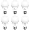 SHINESTAR 6 Pack A19 LED Light Bulb 9W Equivalent 60W