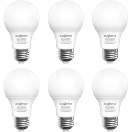SHINESTAR 6 Pack A19 LED Light Bulb 9W Equivalent 60W E26 Base 800LM 5000K Daylight White