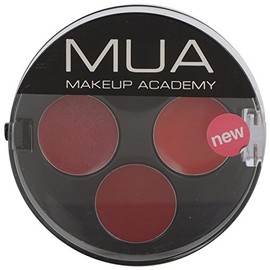 MUA Lip Trio Lip Stick Palette, Temptress