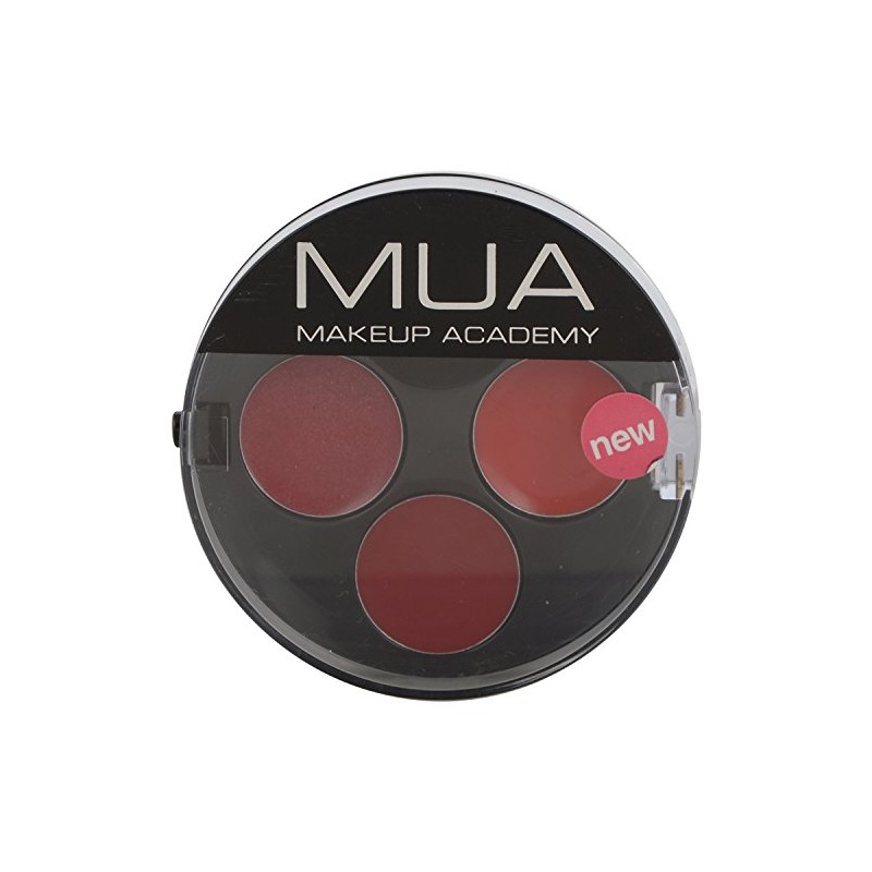 MUA Lip Trio Lip Stick Palette, Temptress