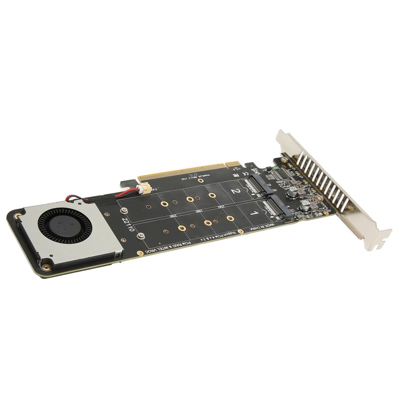 M.2 NVMe SSD Adapter Card Double Side LED Indicator High