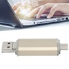 USB 3.0 U Disk Golden Aluminum Alloy ThreeInOne High Speed