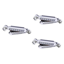 Gatuida 3pcs Pair 8 8 Led Wind Power Daytime Running Light for Trucks White Waterproof Cob Lighting Adjustable Mounting Bracket
