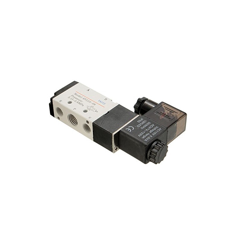 MASUNN 4V210-08 Ac 110V 5 Way 2 Position 1/4 Inch