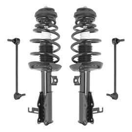 Front Pair Suspension Complete Struts & Springs with Sway Bar Link Kit Replacement for 2010-2012 Buick LaCrosse FWD