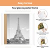 upsimples 18x24 Picture Frame White 3 Pack, Scratch-Proof Poster Frames