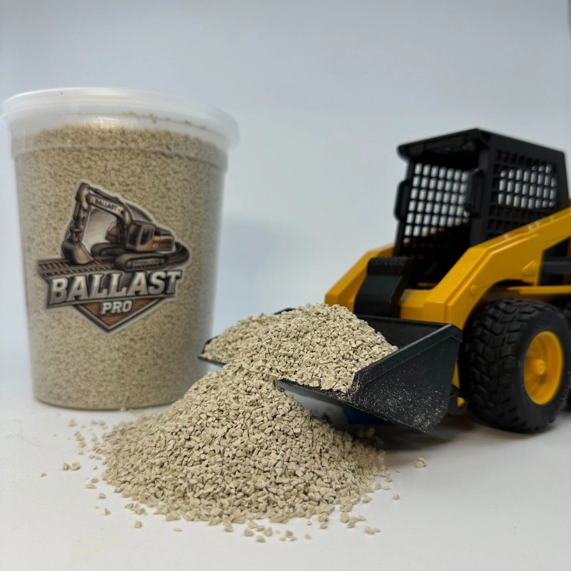 Ballast Pro DIECAST CONSTRUCTION MODEL DIORAMA - SAND STONE AGGREGATE