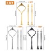 6 Set Tiered Tray Hardware for Cake Stand Mold Crown