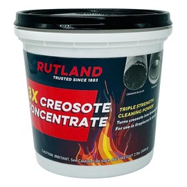 Rutland Creosote Concentrate, Triple Power Creosote Remover, Fireplace Chimney Cleaner, 2 lb Tub