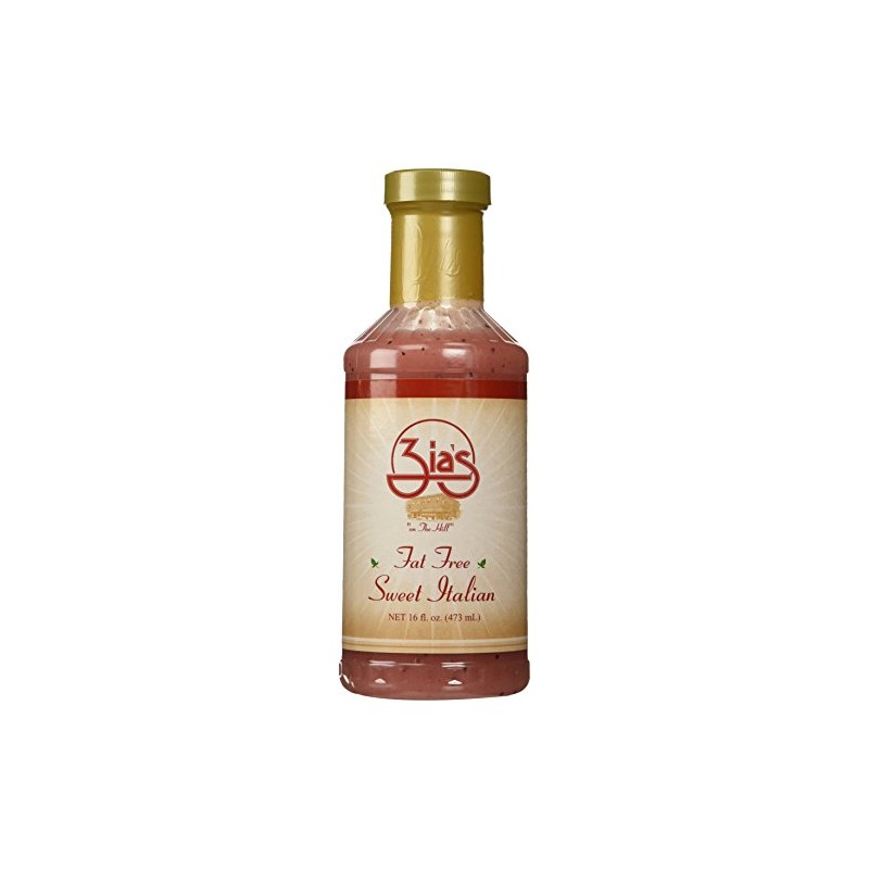 Zia's Fat-Free Sweet Italian Oil & Vinegar Salad Dressing, 16