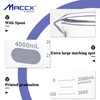 Maccx 170oz(4000ml) Sturdy Glass Beaker, Heavy-Duty Lab Beaker, 3.3 Borosilicate