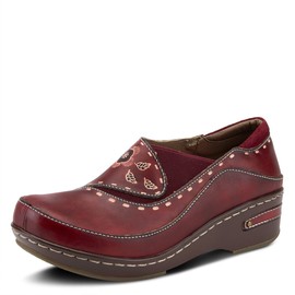 L'Artiste by Spring Step Women's Burbank Slip-On Loafer, Bordeaux, 38 EU/7.5-8 M US