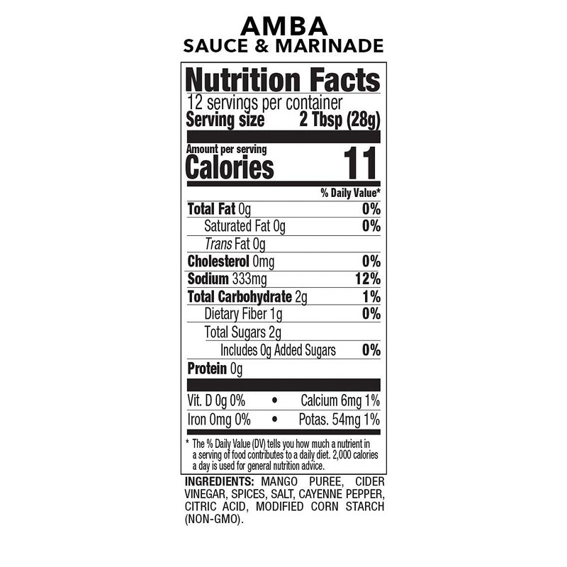 Amba Sauce - Curried Mango (12 oz, 3, Count)