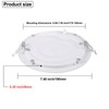 NRGDILY Round LED Ceiling Light 15W Recessed Light and Kitchen