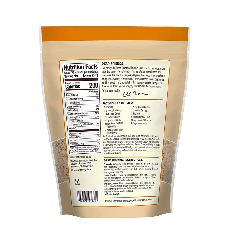 Bob's Red Mill Pearl Barley - 30 oz