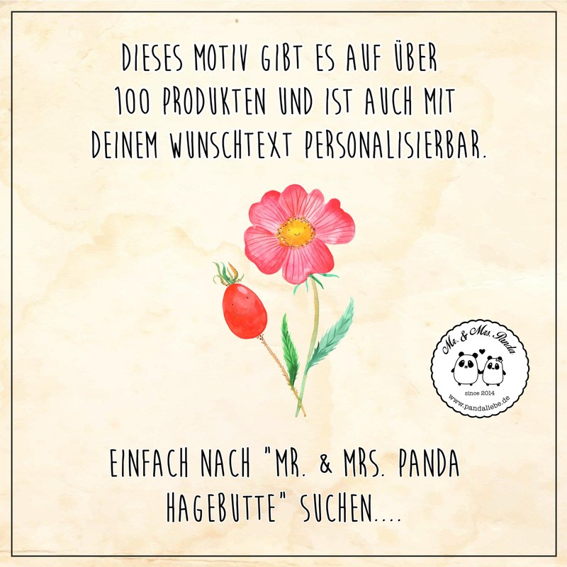 Mr. & Mrs. Panda Bamboo Chopping Board Flower Rose Hip
