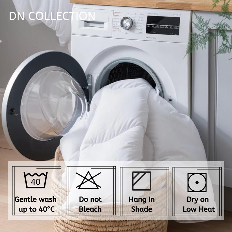DN COLLECTION 4.5 TOG Single Duvet Soft Touch Microfibre Box