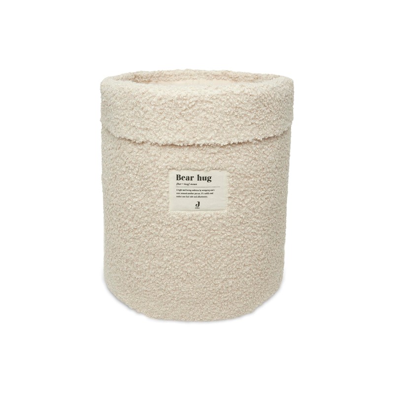 Jollein Aufbewahrungskorb Ø 18cm Ablage Boucle Naturel