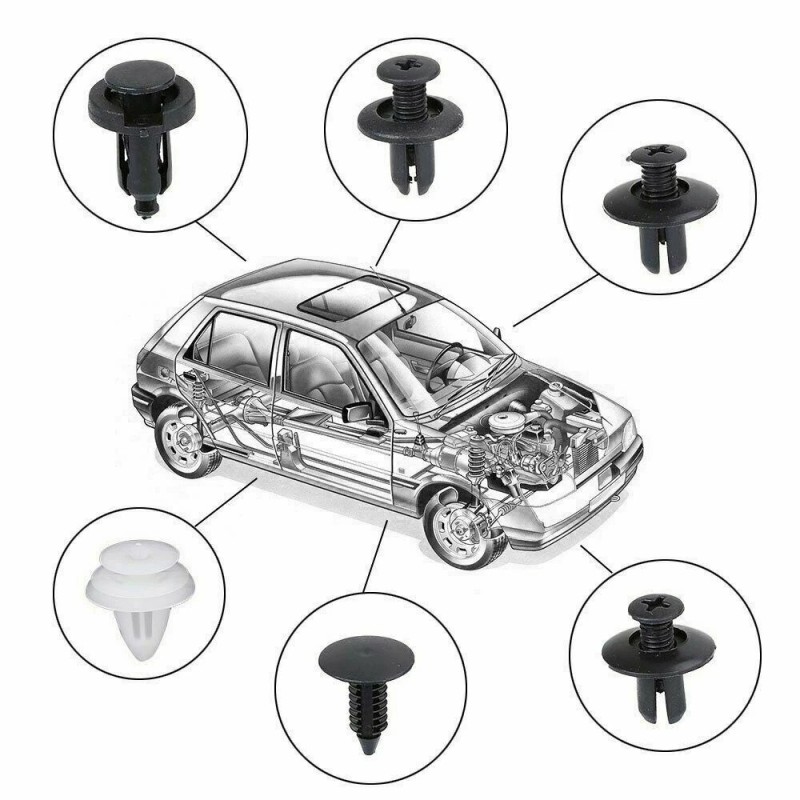AQJ For Toyota Tundra Trim Panel Clips Bumper Fender Push