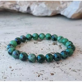 Unbranded Natural AA Ruby in Zoisite 8MM Beads Crystal Energy Protection Stretchy Bracelet