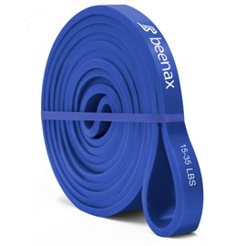 Beenax Resistance Bands Pull Up Assist Bands Set - Thick, Heavy Different Levels Workout Exercise Bands for CrossFit, Powerlifting, Muscle and Strength Training, Stretching, Mobility, Yoga - Men Women