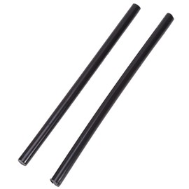 Barra de Pegamento de Fusión en Caliente, Juego de 10 Piezas 7 Mm 150 Mm Barras Adhesivas de Pegamento de Fusión en Caliente Coloridas para Barras de Pegamento de Pequeña Potencia de 20 W(Negro)