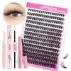 FADLASH DIY Lash Extensions Kit, 40D 0.07 D Curl Lash