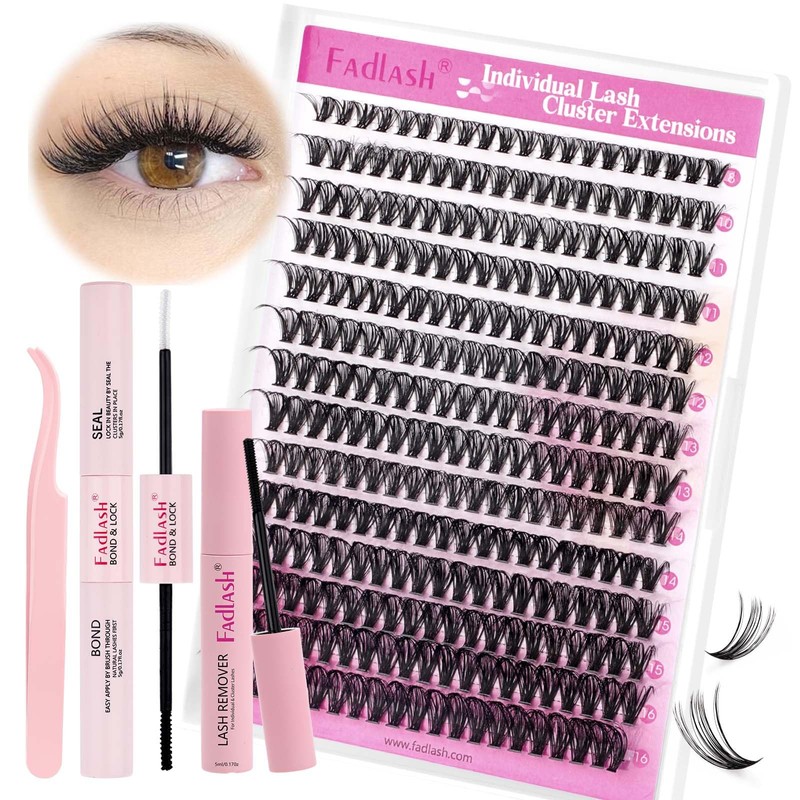 FADLASH DIY Lash Extensions Kit, 40D 0.07 D Curl Lash