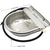 Stainless Steel Automatic Heated Water Bowl with Float Valve Water