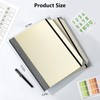 Important Document Organizer with Labels, Folio Folders with Pockets, Family
