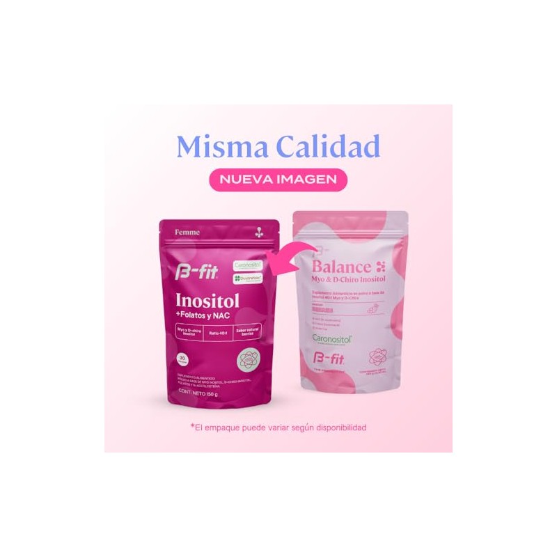 B-FIT B Myo Inositol y D Chiro Inositol - Fórmula