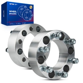 KAX 6x5.5 Wheel Spacers 2 inch, Lug Centric Wheel Spacers with M14x1.5 Studs 108mm Hub Bore,2Pcs Spacers fit for Silverado 1500, 1500, Sierra 1500, Tahoe, K1500, Silverado 1500 LTD, Suburban