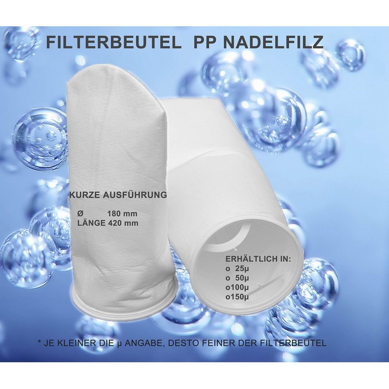 Filter Bags Filter Hose Algae Killer Needle Felt 150 Micron,