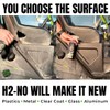 H2NO- waterless wash, protectant, and hydrophobic coating, offering a comprehensive
