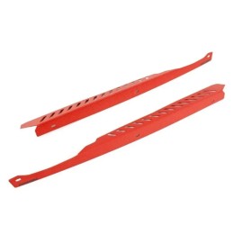 Perrin Red Aluminum Fender Shrouds for 2008-2014 Subaru WRX & STI