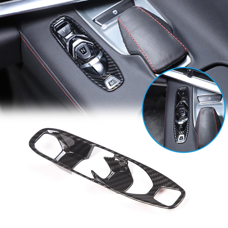 TOYCIDFG Car Center Console Gear Shift Button Panel Cover Trim