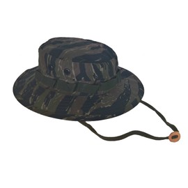 Army Navy Shop UV Protective Boonie Hat Tiger Stripe Camo Size 7.75