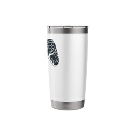 Video Game Controller Futuristic Cracked Gamepad Gamer Tee Stainless Steel Insulated Tumbler