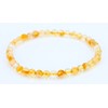 Taddart Minerals - Yellow Natural Gemstone Citrine Bracelet with 4mm