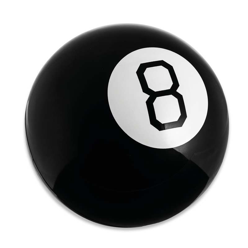 Mystic 8 Ball - Fortune-Telling Magic Ball, Black