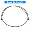 VekAuto AN-4 Fuel Line Kit 7.02ft Vacuum Hose Automotive Fuel