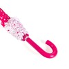 ShedRain Pink Polka Kids Umbrella - Pinch-Proof, Easy Grip Handle