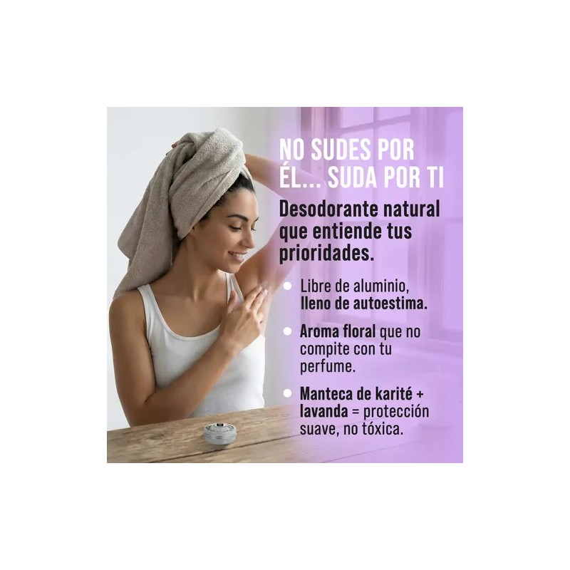 Desodorante en Crema Natural Beauty Freedom de Lavanda para Piel